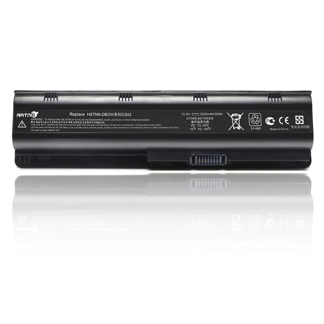 NATNO 5200mAh Laptop Battery CQ42 10.8V 6Cell Electronics