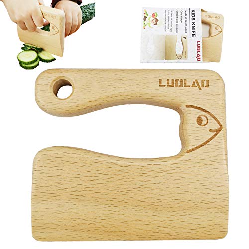 LUOLAO 4 Inch MZRTD-201027 Wooden Kids Knife Tool