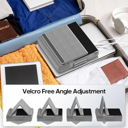 KDD Portable Tablet Pillow Stand, Compatible with Tablets and Phones, Adjustable Viewing Angle, Multi-Purpose Tabletop Mount