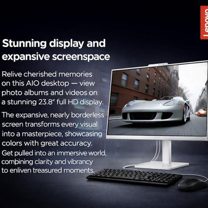 Lenovo 23.8" FHD A27002T Intel N100 1920x1080 All-in-One Computer