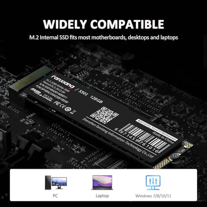 fanxiang S501 128GB M.2 2280 NVMe SSD PCIe Gen3x4 Internal Solid State Drive (Read Speed up to 1200 MB/s)