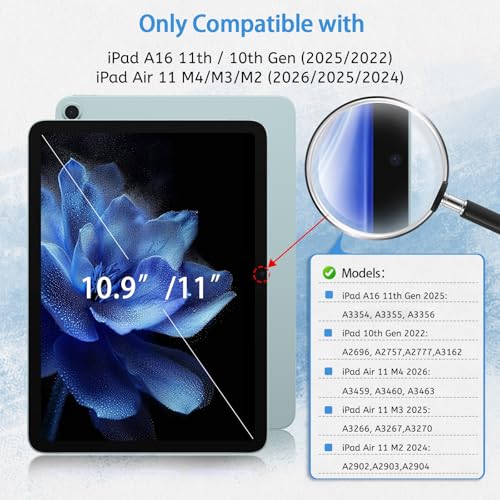 MOBDIK 10.9 inch iPad A16 11/10 Generation Screen Protector Anti-Glare Matte