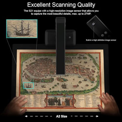 VIISAN A2 S21 26MP Document Scanner