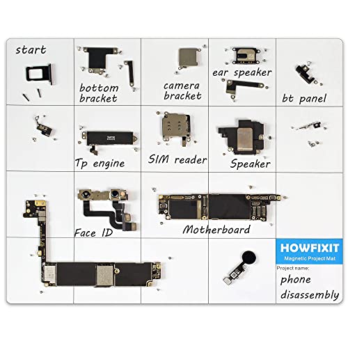 HowFixit 10.04 x 9.76 x 0.87 inches Mat for Electronic Component Organization