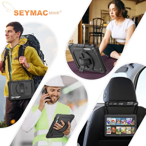 SEYMAC Stock 10.9 Inch Case for Samsung Galaxy Tab S10 Lite/S10 FE/S9 FE/ S9 - Hybrid/Silicone