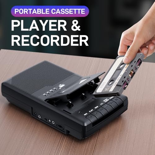 Mersoco Portable USB Cassette Recorder T300-1 32GB 120 Minutes Stereo