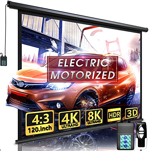 Aoxun 120-43 4:3 Electric Projection Screen