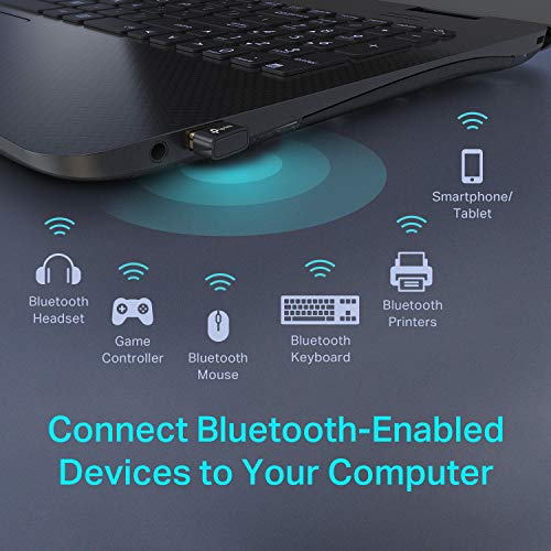 TP-Link 0.74” x 0.58” x 0.27” Bluetooth Adapter UB400 USB 2.0 480 Mbps USB Adapter