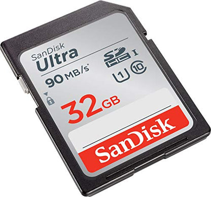 SanDisk 32GB Ultra SDSDUNR-032G-GN6IN SDHC Memory Card - 90MB/s Read Speed, Class 10, UHS-I