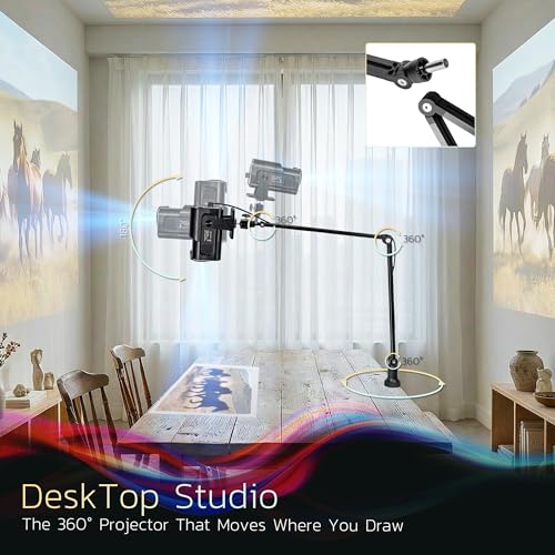 THOUSAND SUNNY 1127-WSY-ZS-TYY 1280 x 720 LCD Projector Portable Tabletop Mount 2000 Lumen