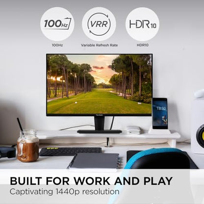 ViewSonic 27 Inches VS2725-2K 2560x1440 100Hz LCD Monitor