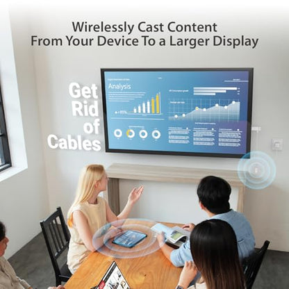 j5create ScreenCast 4K Max Wireless Display Adapter HDMI JVAW76MAX