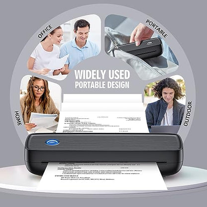 Aixiqee A80aa5 Thermal Monochrome Printer 203x203 dpi Portability