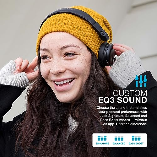 JLab Studio Wireless HBASTUDIORBLK4 On-Ear Headphones Bluetooth 5 Connectivity 30 Hours Playtime