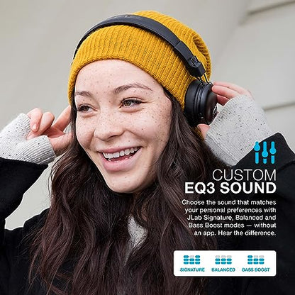 JLab Studio Wireless HBASTUDIORBLK4 On-Ear Headphones Bluetooth 5 Connectivity 30 Hours Playtime