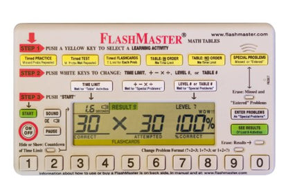 FlashMaster 7.3in 1.0 Count Educational Arithmetic Device