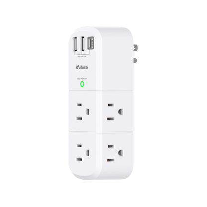 Mifaso 9-Outlet Surge Protector Power Strip with USB Ports MFS6081