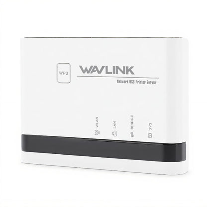 GOWENIC USB Print Server, Model GOWENIChb9ml0at4v-11, Supports 4 Printers, USB 2.0, Ethernet