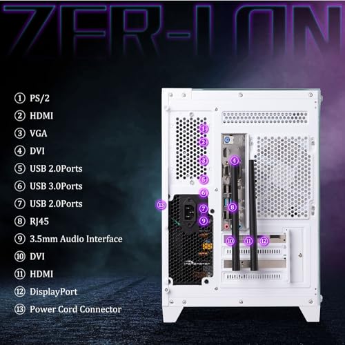 ZER-LON AOV1050Ti Intel Core i7-4770 3840x2160 75Watts Tower Computer
