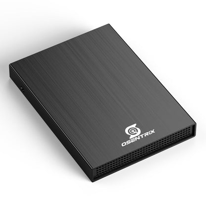 OSENTRiX 2TB O2-BK-2TB USB 3.0 External Hard Drive - 5400 RPM - 2.5-inch - Aluminum