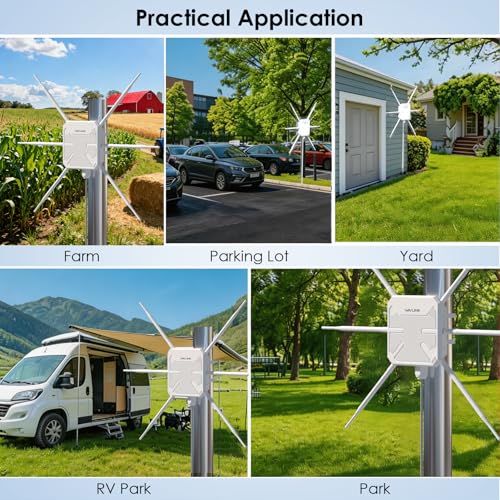 WAVLINK AX3000 Outdoor Access Point WN588HX3-B Dual-Band WiFi 6 802.11ax 3000 Mbps