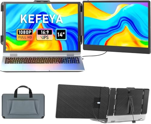 KEFEYA 14" S1 FHD 1080p 60Hz IPS LCD Monitor Extender