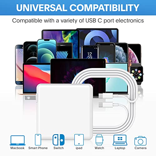Sunveza 118W USB Type C Power Adapter PD-118W for MacBook Pro/Air and Other USB-C Devices