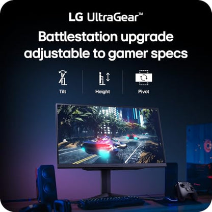LG 27GR83Q-B 27 Inch QHD Ultra Wide 2560x1440 240Hz IPS Monitor