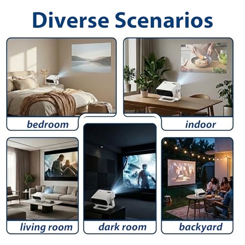 Wielio 269D Mini Projector 1920x1080 50000 Lumen LED Portable