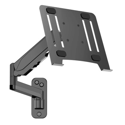 UPGRAVITY Laptop Wall Mount 2-in-1 Gas Spring Holder VESA Compatible 12-17 inch Notebook 13-32 inch Monitor Adjustable