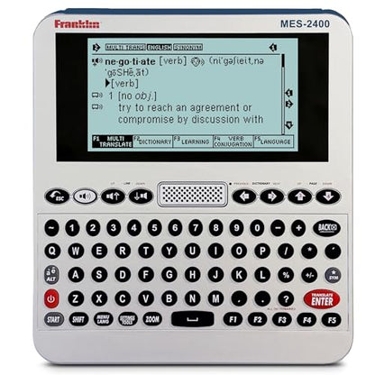 Franklin 6.73 x 6.46 x 1.14 inches MES-2400 Digital Talking Dictionary Multi-Language Translator