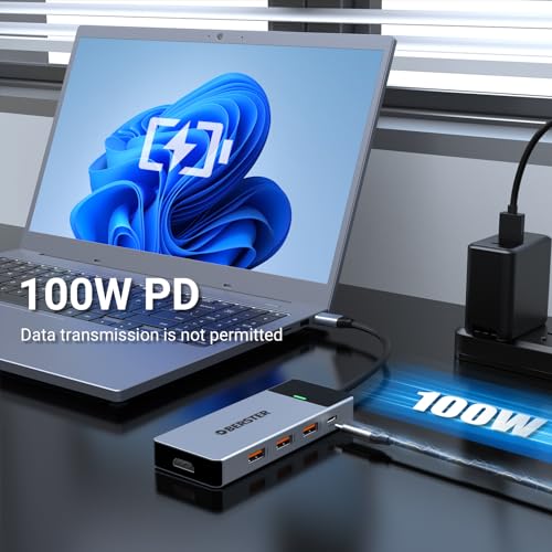 OBERSTER 5 in 1 USB-C Hub OB-HB046-E-011 with 4K HDMI Output and USB 3.2 Ports