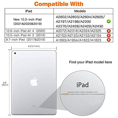 MoKo iPad 10.2 Case, Model P840034628371, Rose Gold