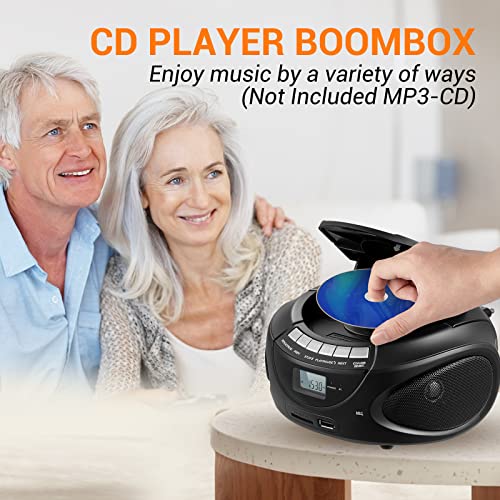 Gelielim 9.45 x 9 x 5.8 inches Bluetooth Portable CD Player US9228