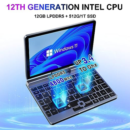 KOOFORWAY 8" P8 Touchscreen Portable PC 1280 x 800 1 GHz IPS Portable Laptop