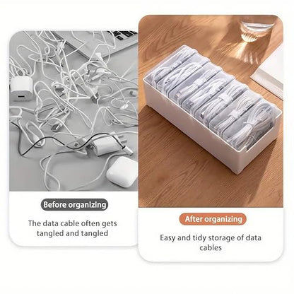Keqeeo 9.45in x 4.33in Model LO96 Indoor Cable Organizer Box Set