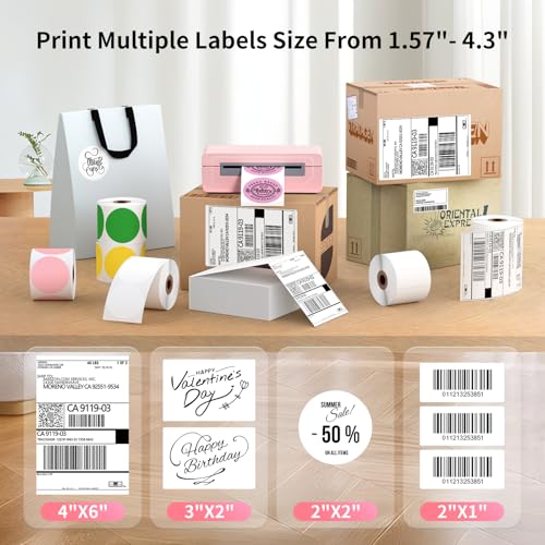 Gloryang Small Business Series RM 203DPI Monochrome Thermal Label Printer