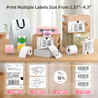 Gloryang Small Business Series RM 203DPI Monochrome Thermal Label Printer