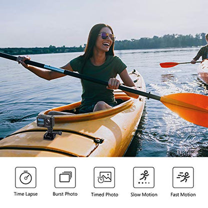 AKASO 2" Brave 7 LE 4K30fps Waterproof Action Camera with 256GB MicroSDXC Card