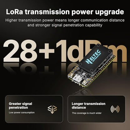 Heltec 2.04" x 0.61" x 1" HTIT-WB32LAF 512KB RAM 384KB Storage ARM Cortex A5 Single Board Computer