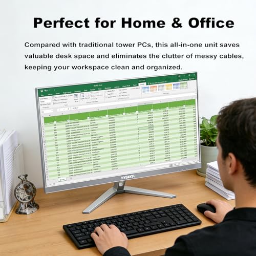 HVLANYN 23.8-Inch F668-1-001 1920x1080 All-in-One PC Intel i5 16GB DDR3 512GB SSD