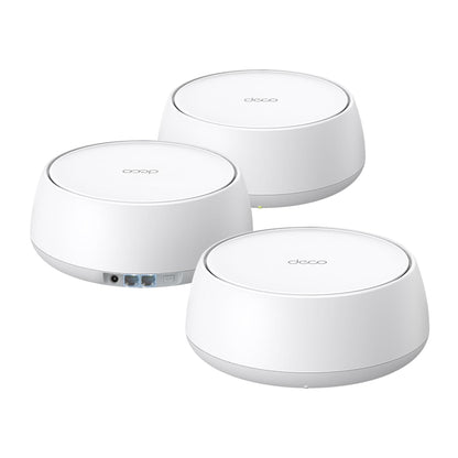 TP-Link Deco BE25 (3-Pack) Wi-Fi 7 Wi-Fi Mesh System | Dual-Band, 5000 Mbps, Coverage of 6600 Sq. Ft, 2 x 2.5G Ports