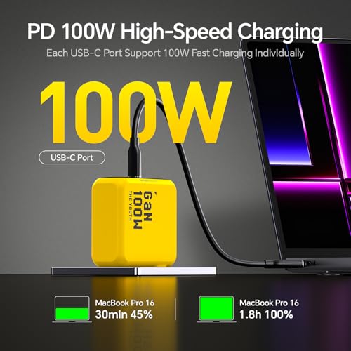 AOHI 100W AOC-C018 USB Type A and Type C Multi-Port Wall Charger