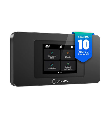 GlocalMe DuoTurbo U3X 4G Wireless Mobile Hotspot Device