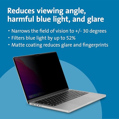 Kensington 14-Inch MacBook Pro W126797911 Privacy Screen with Anti-Fingerprint Finish