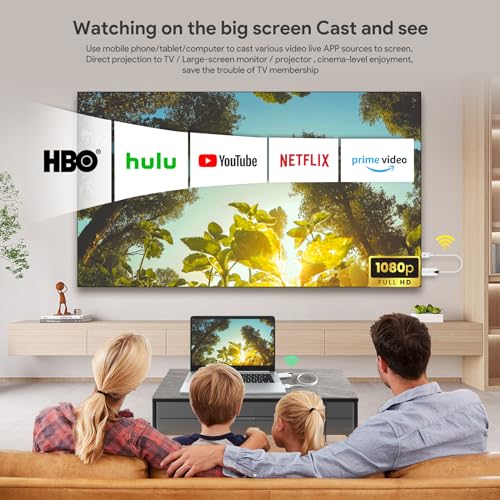 EDUP 5.6x3.6x1.5 inches EP-9906 1080P 50FT Projector