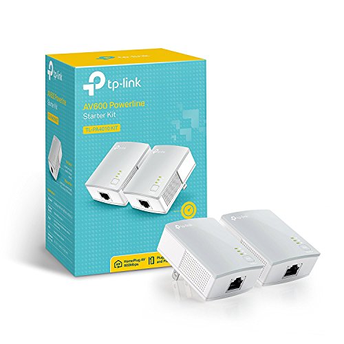 TP-Link 100Mbps TL-PA4010KIT Ethernet Powerline Adapter - White