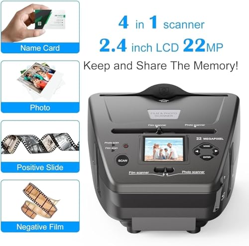DigitPro Film Negative and Slide Scanner USB 1080P