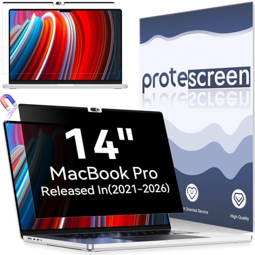 Protescreen 14 Inch MacBook Pro Privacy Screen Filter Anti-Glare Scratch Resistant Matte