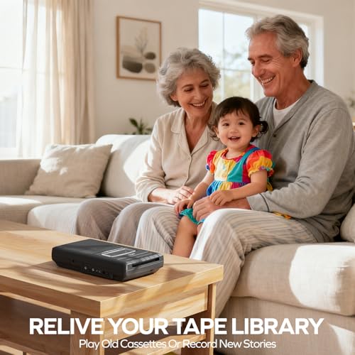 Coby 5.83" x 10.2" x 1.97" CVR-22 Cassette Recorder with Built-In Microphone